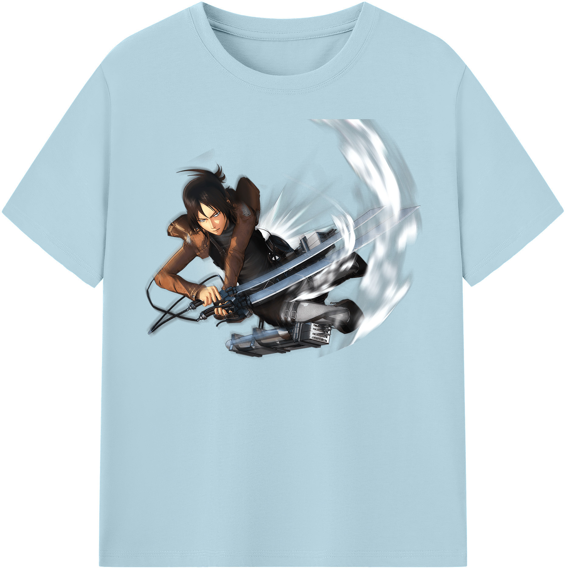 （画像用） 進撃の巨人 Attack on Titan 綿100％半袖Tシャツ（フロントプリント）